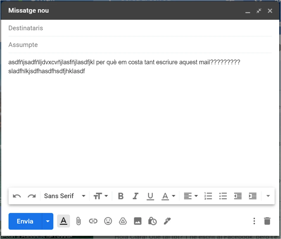 ¿Por qué me cuesta tanto escribir este e-mail?