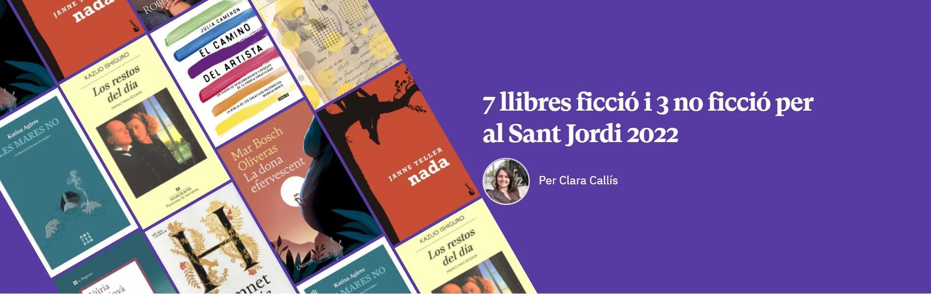 Selección Sant Jordi 2022: 7 libros de ficción + 3 de no ficción que no te dejarán indiferente